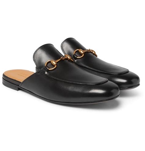 backless loafers mens gucci|gucci horsebit loafer men.